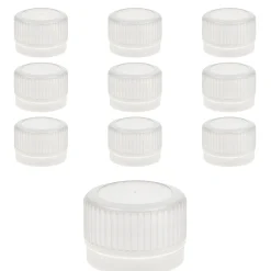 PP 28 weiß Kunststoff mit Originalitätsring Typ B, 10 Stück