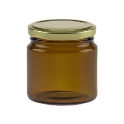 Rundglas  215 ml braun