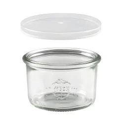 Servierglas 200 ml mit Schnappdeckel, 3er Set