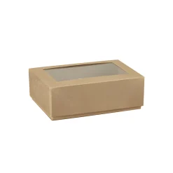 Sichtfensterschachtel 165 x 110 x 55 mm natur