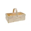 Spankorb mit Henkel natur, 17 x 9,5 cm