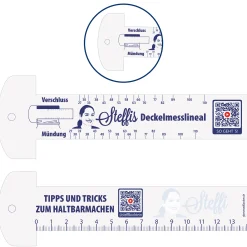 Steffis Deckelmesslineal, 5 Stück