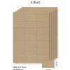 Steffis Etiketten 63,5 x 38,1 mm natur - 5 Blatt A4