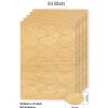 Steffis Etiketten 63,5 x 42,3 mm Holzdekor - 50 Blatt A4