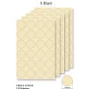 Steffis Etiketten rund 40 mm creme - 5 Blatt A4