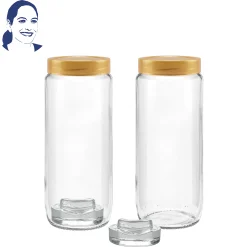 Steffis Fermentier-Set Stangenglas 1100 ml, 2 Stück