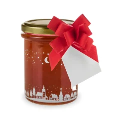 Sturzglas 215 ml 'Winterlandschaft' mit Stoßkante