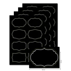 Tafeletiketten 32 Stück, Typ D