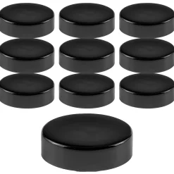 TO 66 Deep schwarz Kunststoff, 10 Stück