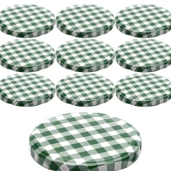 TO  82 kariert grün/weiß ster., 10 Stück