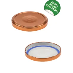 TO  82 kupfer past. mit Button BLUESEAL, 10 Stück