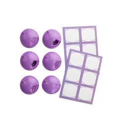 TO 38 Multikappe 6er plus 12 Etiketten, flieder