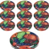 TO  66 Obstdekor past. mit Button, 10 Stück