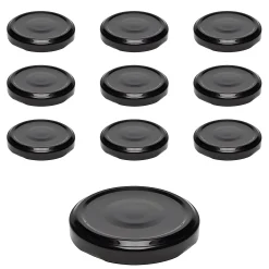 TO  53 schwarz past. mit Button, 10 Stück