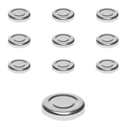 TO  38 silber past., 10 Stück