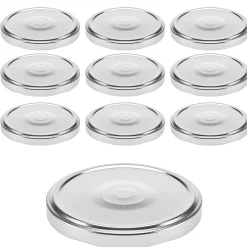 TO 82 silber past. mit Button, 10 Stück