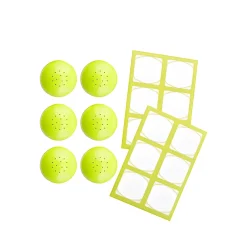 TO 38 Streuerkappe 6er plus 12 Etiketten, lime