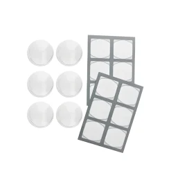 TO 38 Streuerkappe 6er plus 12 Etiketten, transparent