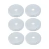 TO 66 Trinkhalmdeckel weiß, Loch Ø 8 mm, 6 Stück