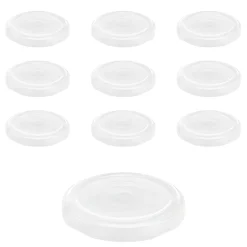 TO  58 weiß past. mit Button, 10 Stück