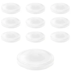 TO  66 weiß past. mit Button, 10 Stück