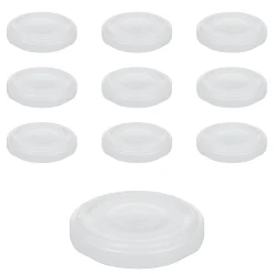 TO  53 weiß past. mit Button, 10 Stück