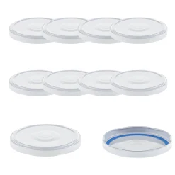 TO  82 weiß past. mit Button BLUESEAL, 10 Stück