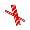 Trinkhalm wiederverwendbar 19 cm, Ø 7,7 mm, 6er Pack, rot