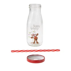 Trinkhalmflasche 'Rentier' 300 ml