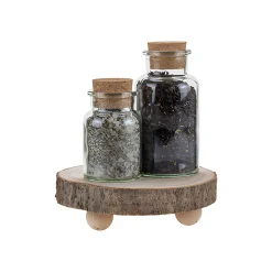 Untersetzer 'Baumscheibe' mit Füßen, Ø 16 cm