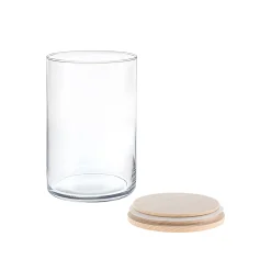 Vorratsglas 'Inga'  880 ml mit Holzdeckel