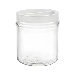 Vorratsglas 'Ortes' 3,5 Liter mit Schraubdeckel weiß