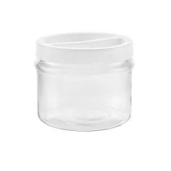 Vorratsglas 'Ortes' 2,5 Liter mit Schraubdeckel weiß