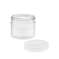 Vorratsglas 'Ortes' 2,5 Liter mit Schraubdeckel weiß