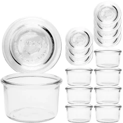 WECK-Sturzglas 200 ml + Glasdeckel, 8er Set
