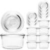 WECK-Sturzglas 165 ml + Glasdeckel, 8er Set