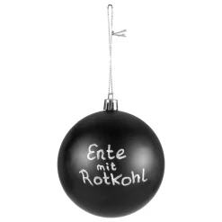 Weihnachtskugel 'Tafel' zum Beschriften, Ø 8 cm