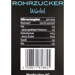 Würfel-Rohrzucker Fairtrade braun, 500 g