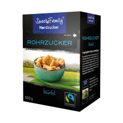 Würfel-Rohrzucker Fairtrade braun, 500 g